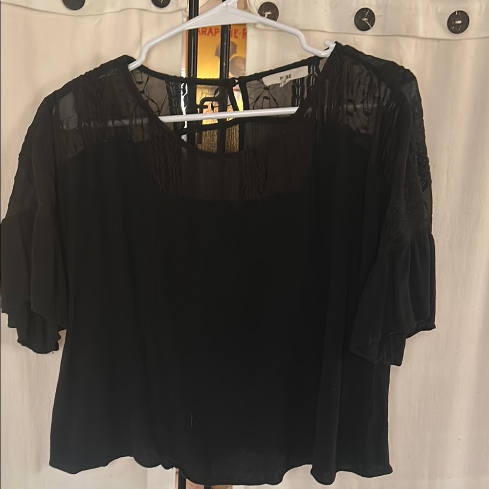 Elegant Black Women's Top